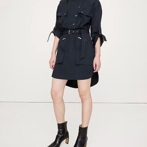 Banana Republic STRETCH-COTTON UTILITY MINI DRESS (NWT)
